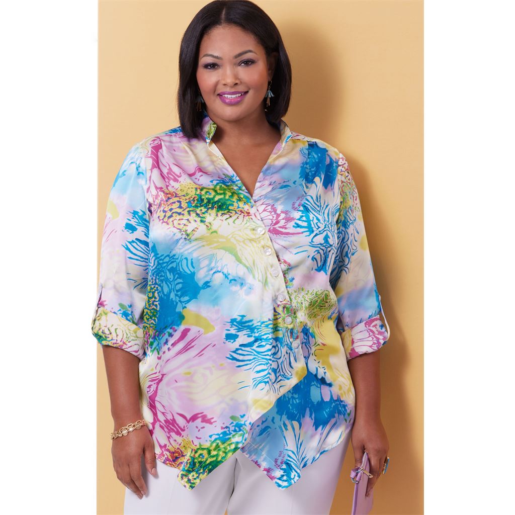 Butterick Pattern B6980 Misses and Womens Shirt 6980 Image 2 From Patternsandplains.com