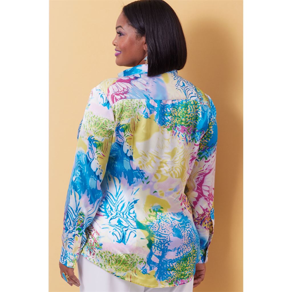 Butterick Pattern B6980 Misses and Womens Shirt 6980 Image 6 From Patternsandplains.com