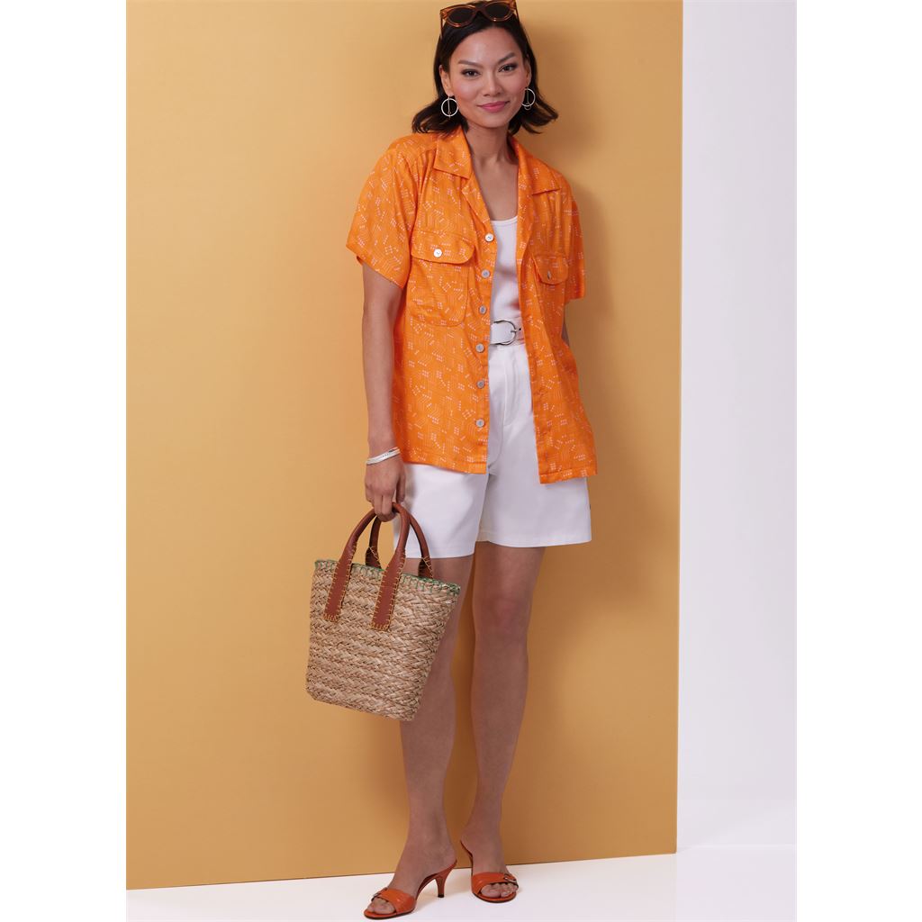 Butterick Pattern B6984 Unisex Shirts Shorts and Pants 6984 Image 4 From Patternsandplains.com