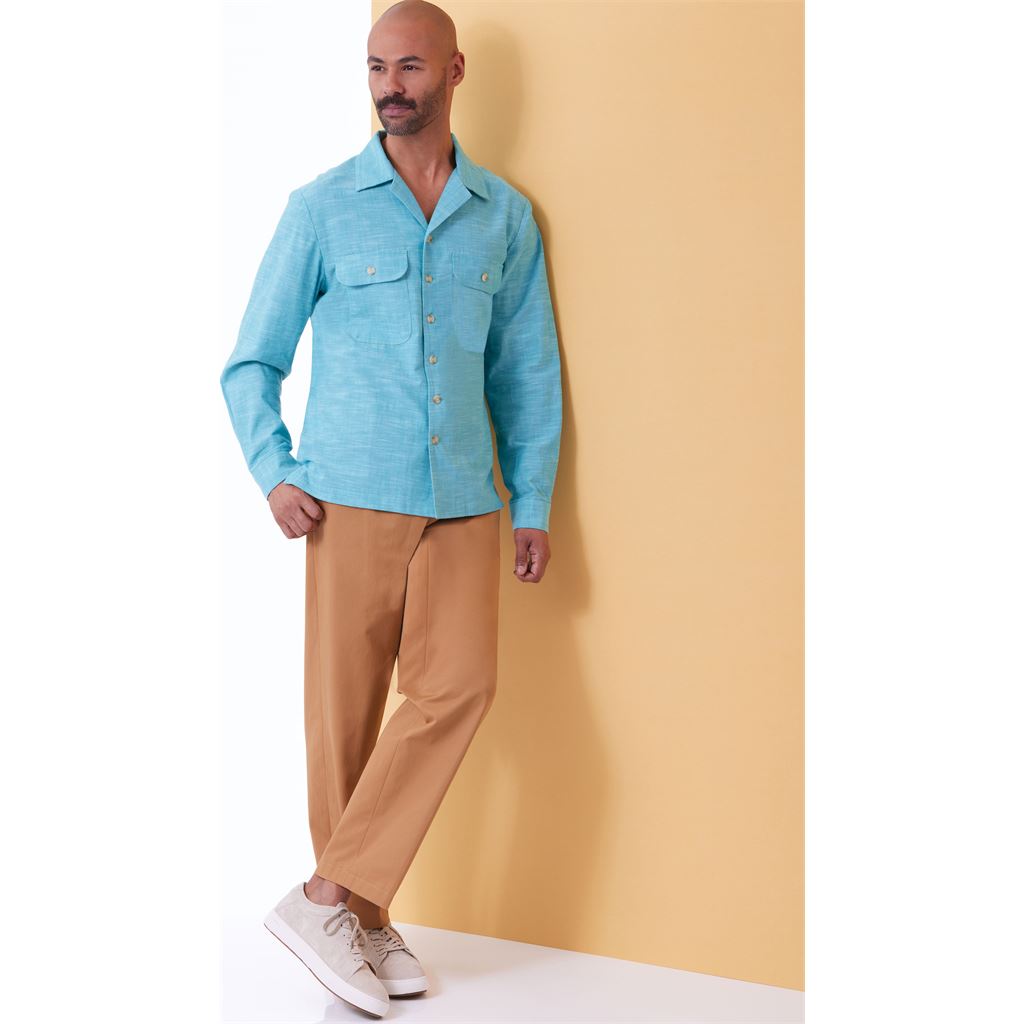 Butterick Pattern B6984 Unisex Shirts Shorts and Pants 6984 Image 5 From Patternsandplains.com