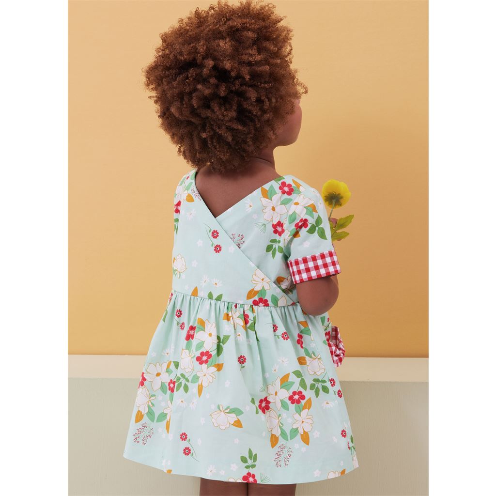 Butterick Pattern B6987 Toddlers Dresses and Rompers 6987 Image 7 From Patternsandplains.com