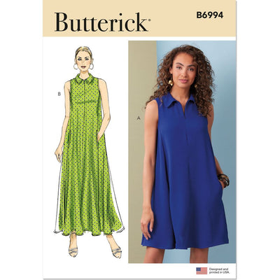 Butterick Pattern B6994 Misses Dress in Two Lengths 6994 Image 1 From Patternsandplains.com