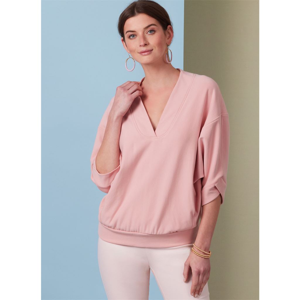 Butterick Pattern B6996 Misses Knit Tops by Palmer Pletsch 6996 Image 2 From Patternsandplains.com