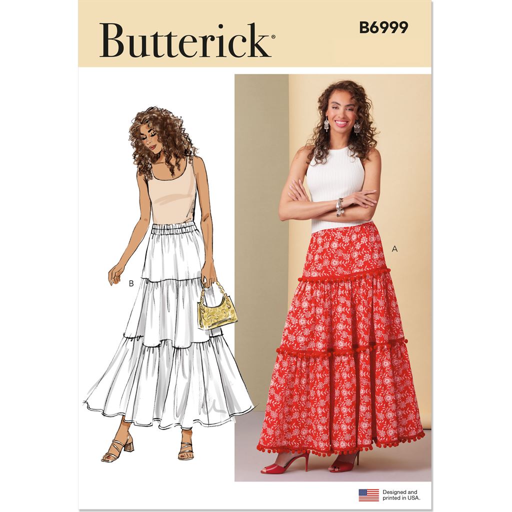 Butterick Pattern B6999 Misses Skirts 6999 Image 1 From Patternsandplains.com