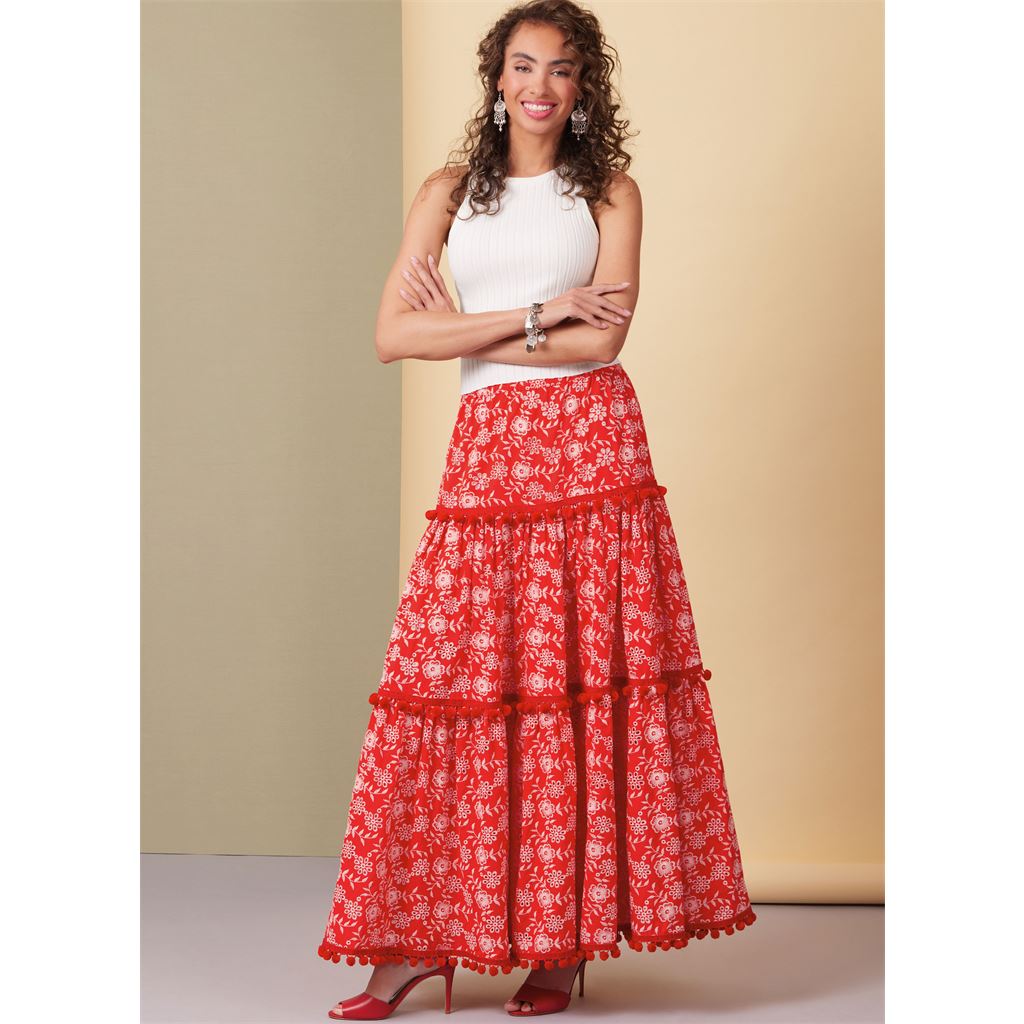 Butterick Pattern B6999 Misses Skirts 6999 Image 2 From Patternsandplains.com