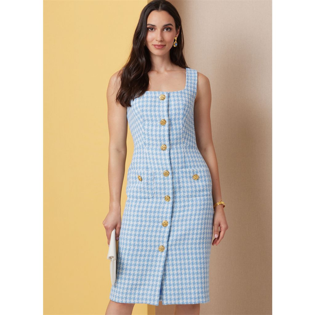 Butterick Pattern B7022 Misses and Womens Dress in Two Lengths with Petite Lines 7022 Image 2 From Patternsandplains.com