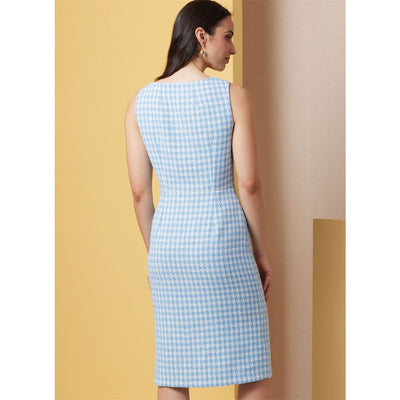 Butterick Pattern B7022 Misses and Womens Dress in Two Lengths with Petite Lines 7022 Image 5 From Patternsandplains.com