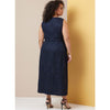 Butterick Pattern B7022 Misses and Womens Dress in Two Lengths with Petite Lines 7022 Image 6 From Patternsandplains.com