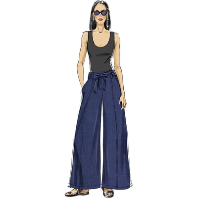 Butterick Pattern B7024 Misses Pants in Two Lengths and Tie Belt 7024 Image 3 From Patternsandplains.com