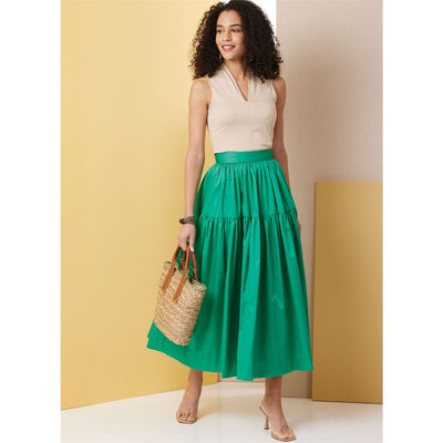 Butterick Pattern B7025 Misses Skirts 7025 Image 2 From Patternsandplains.com
