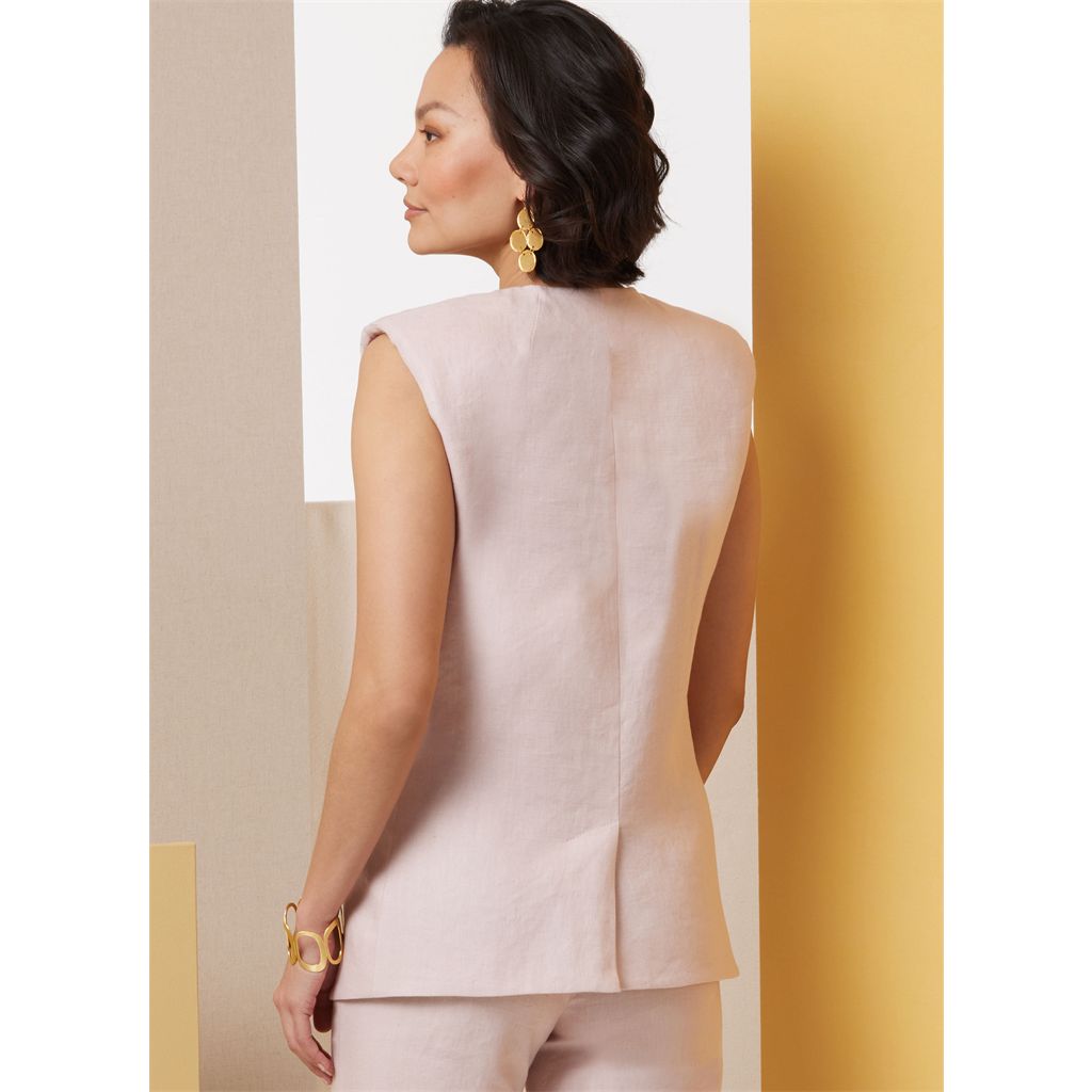 Butterick Pattern B7027 Misses Vest and Pants 7027 Image 5 From Patternsandplains.com