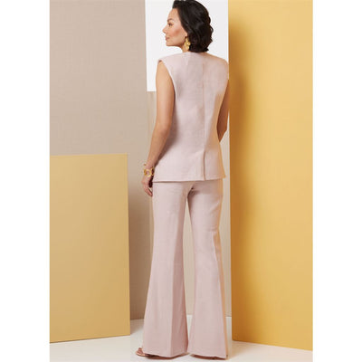 Butterick Pattern B7027 Misses Vest and Pants 7027 Image 6 From Patternsandplains.com