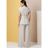 Butterick Pattern B7028 Misses Top with Belt and Pants 7028 Image 6 From Patternsandplains.com