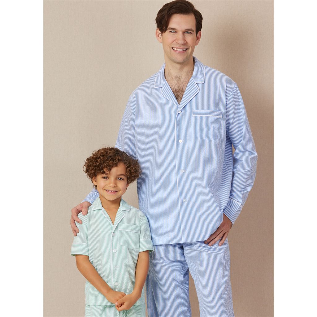 Butterick Pattern B7030 Girls and Boys and Adults Shirts Shorts and Pants 7030 Image 3 From Patternsandplains.com