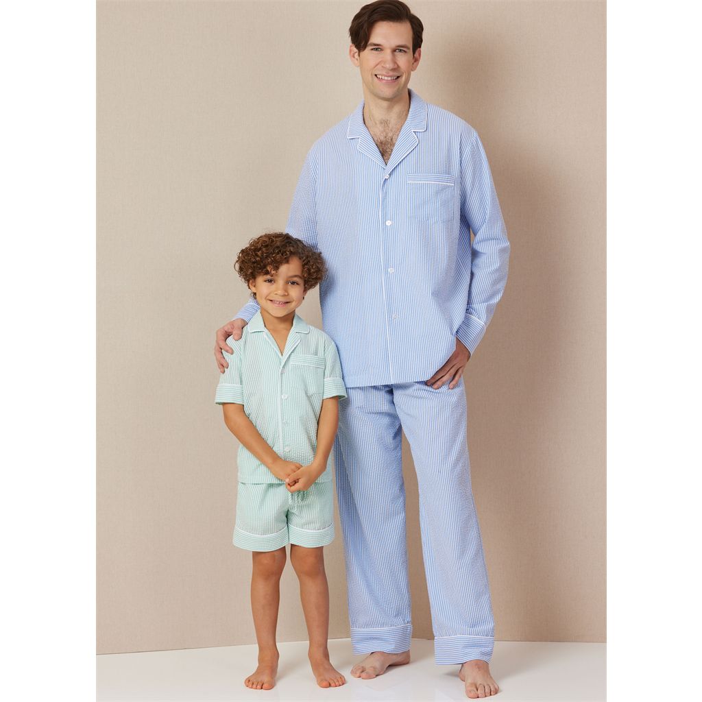 Butterick Pattern B7030 Girls and Boys and Adults Shirts Shorts and Pants 7030 Image 5 From Patternsandplains.com