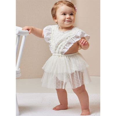 Butterick Pattern B7031 Babies Rompers and Bow Tie 7031 Image 2 From Patternsandplains.com