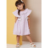 Butterick Pattern B7032 Toddlers Dress with Sleeve and Neckline Variations 7032 Image 5 From Patternsandplains.com