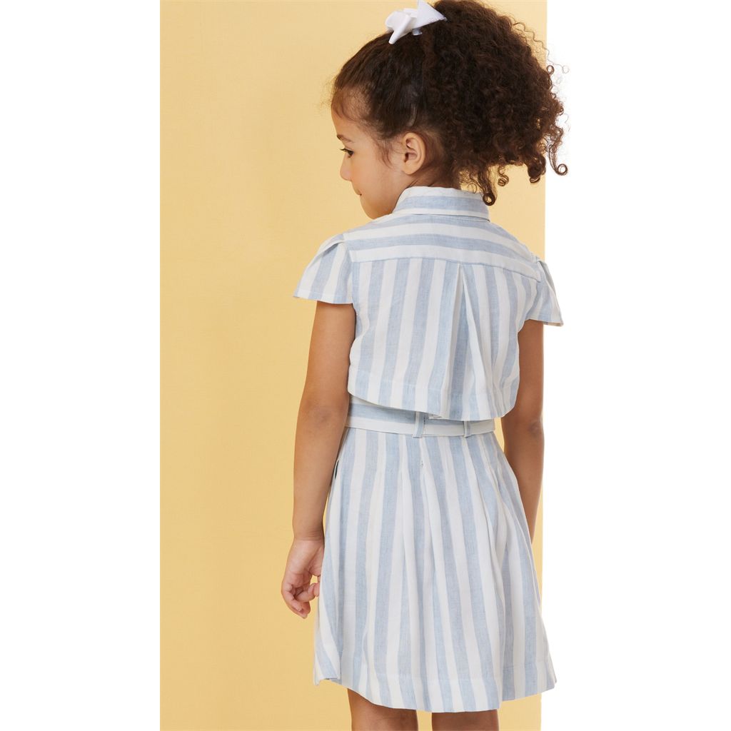 Butterick Pattern B7033 Childrens Dress with Sleeve Variations and Tie Belt 7033 Image 6 From Patternsandplains.com