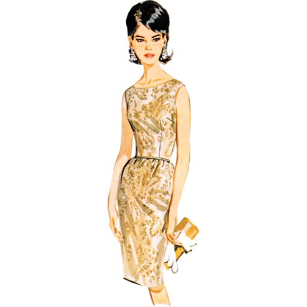 Butterick Pattern B7035 Misses Dress Jacket Capelet and Overskirt 7035 Image 2 From Patternsandplains.com