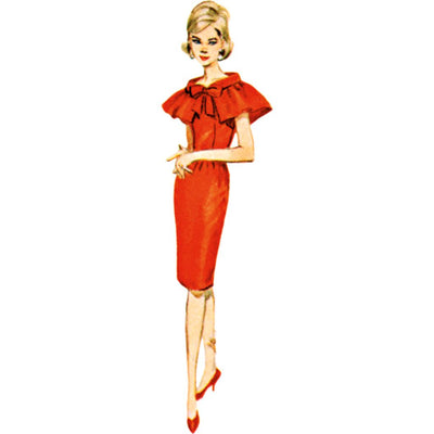 Butterick Pattern B7035 Misses Dress Jacket Capelet and Overskirt 7035 Image 5 From Patternsandplains.com