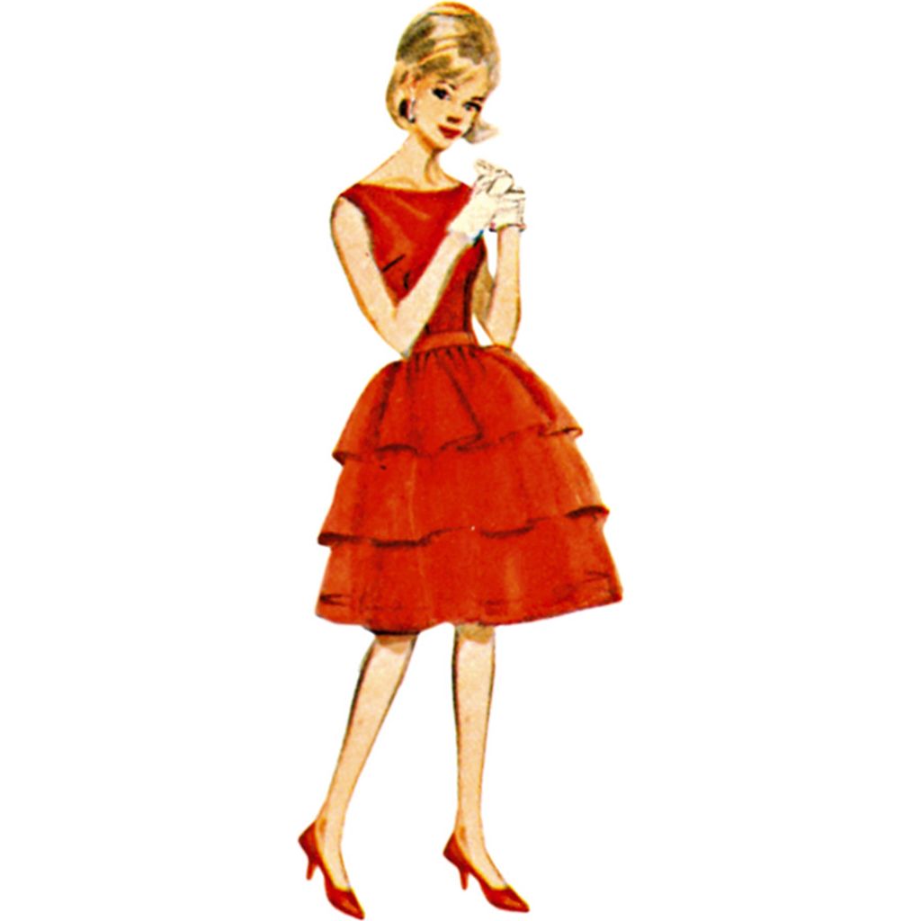 Butterick Pattern B7035 Misses Dress Jacket Capelet and Overskirt 7035 Image 6 From Patternsandplains.com