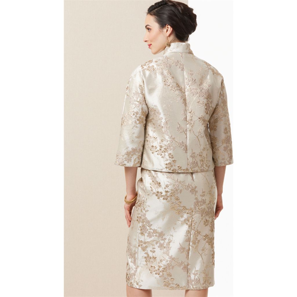 Butterick Pattern B7035 Misses Dress Jacket Capelet and Overskirt 7035 Image 8 From Patternsandplains.com