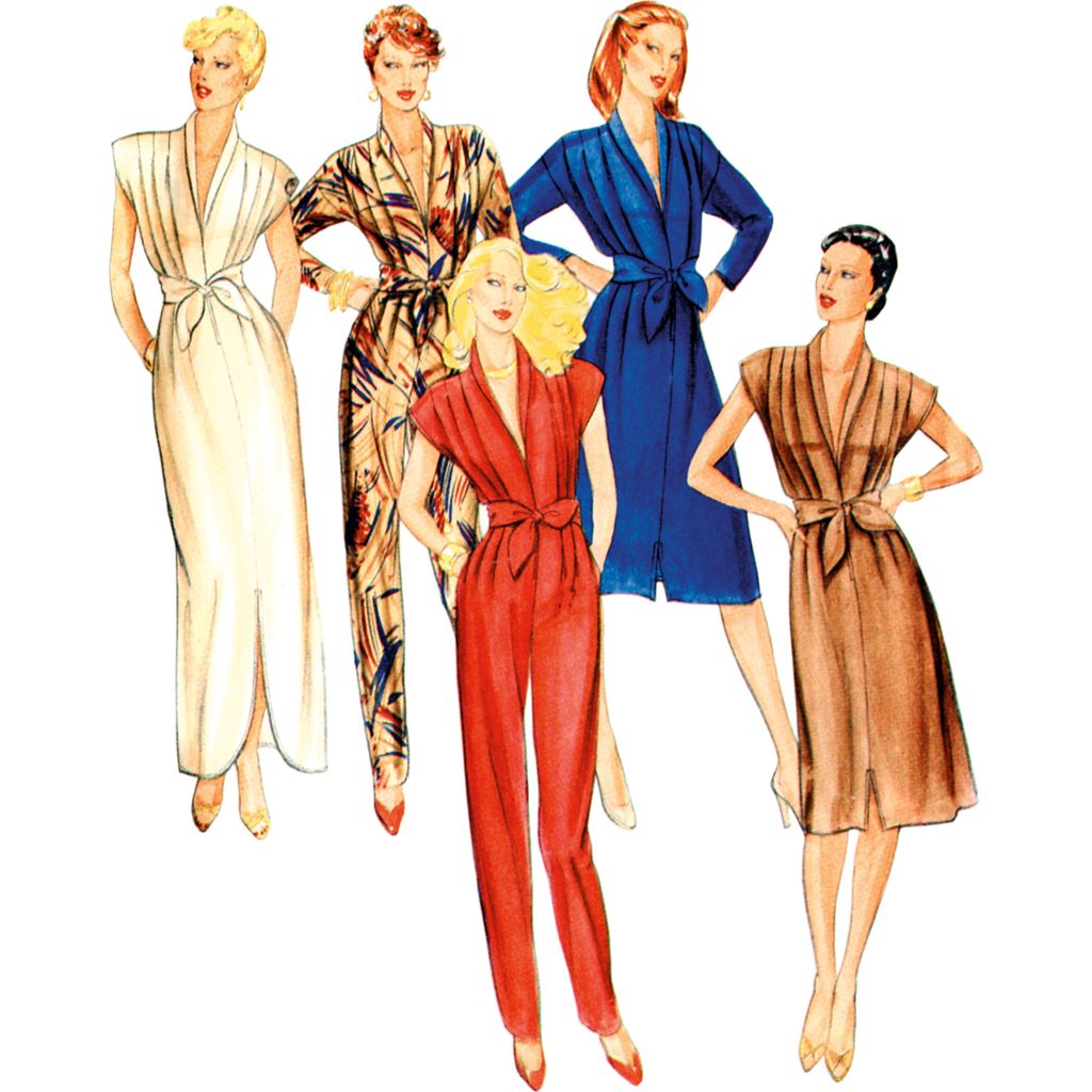 Butterick Pattern B7036 Misses Jumpsuit Dress and Sash 7036 Image 2 From Patternsandplains.com