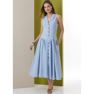 Butterick Pattern B7037 Misses Dress 7037 Image 2 From Patternsandplains.com