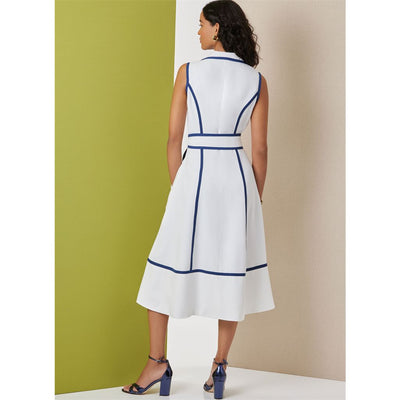 Butterick Pattern B7038 Misses Dress and Tie Belt 7038 Image 4 From Patternsandplains.com