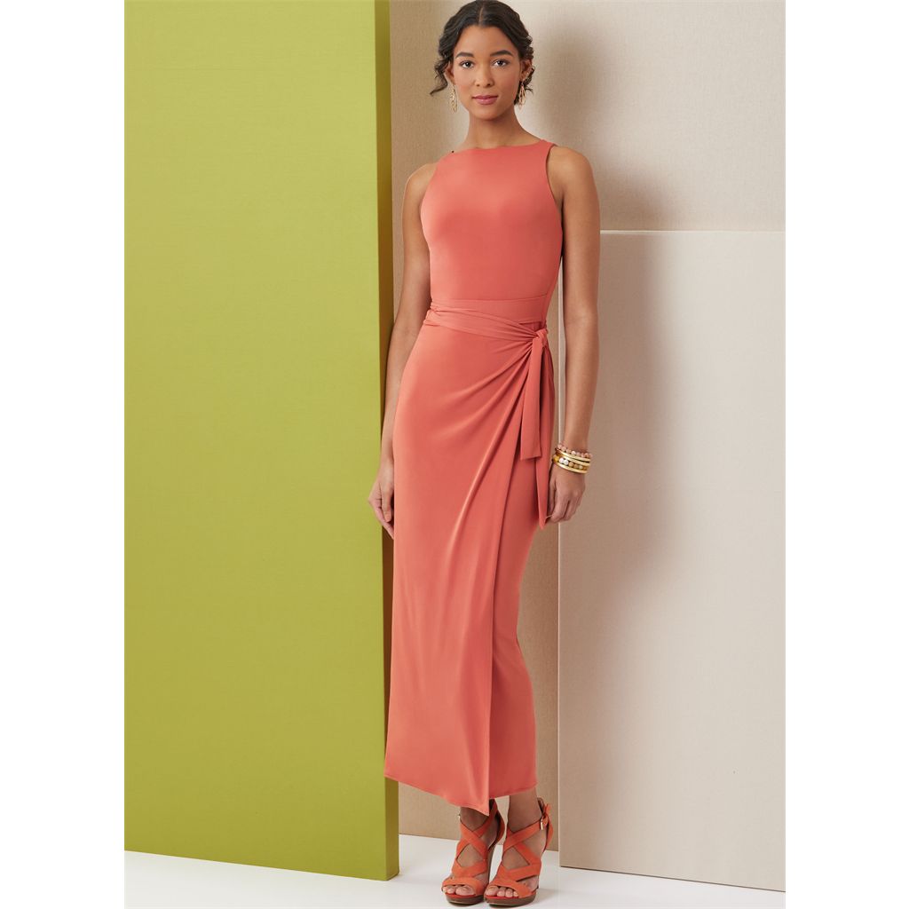 Butterick Pattern B7040 Misses and Miss Petite Knit Dress in Two Lengths 7040 Image 2 From Patternsandplains.com