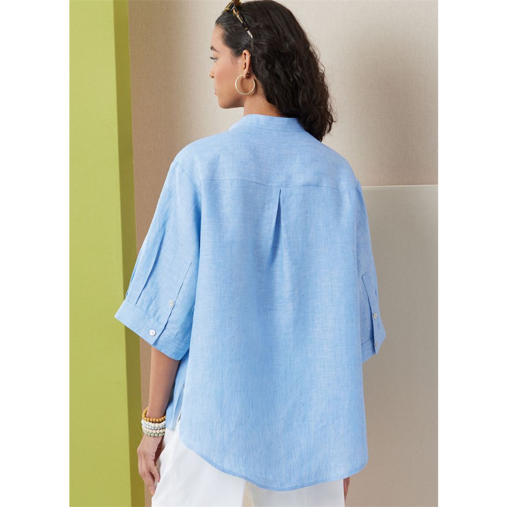 Butterick Pattern B7041 Misses and Womens Shirts 7041 Image 7 From Patternsandplains.com