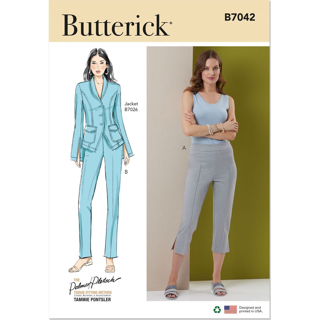 Butterick Pattern B7042 Misses Pants by Palmer Pletsch Tammie Pontsler 7042 Image 1 From Patternsandplains.com