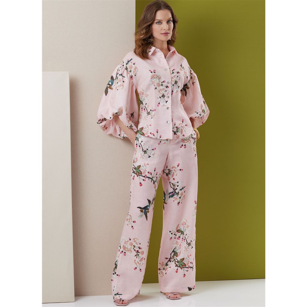 Butterick Pattern B7045 Misses and Miss Petite Top Shorts and Pants 7045 Image 4 From Patternsandplains.com