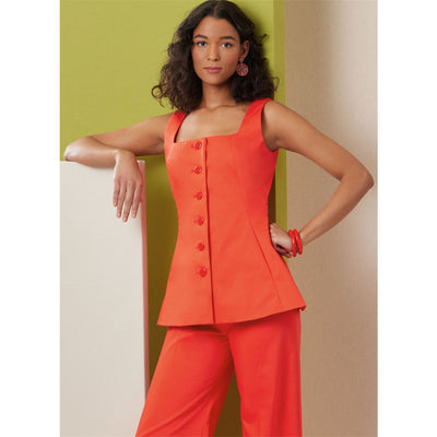 Butterick Pattern B7046 Misses and Womens Top and Pants 7046 Image 2 From Patternsandplains.com