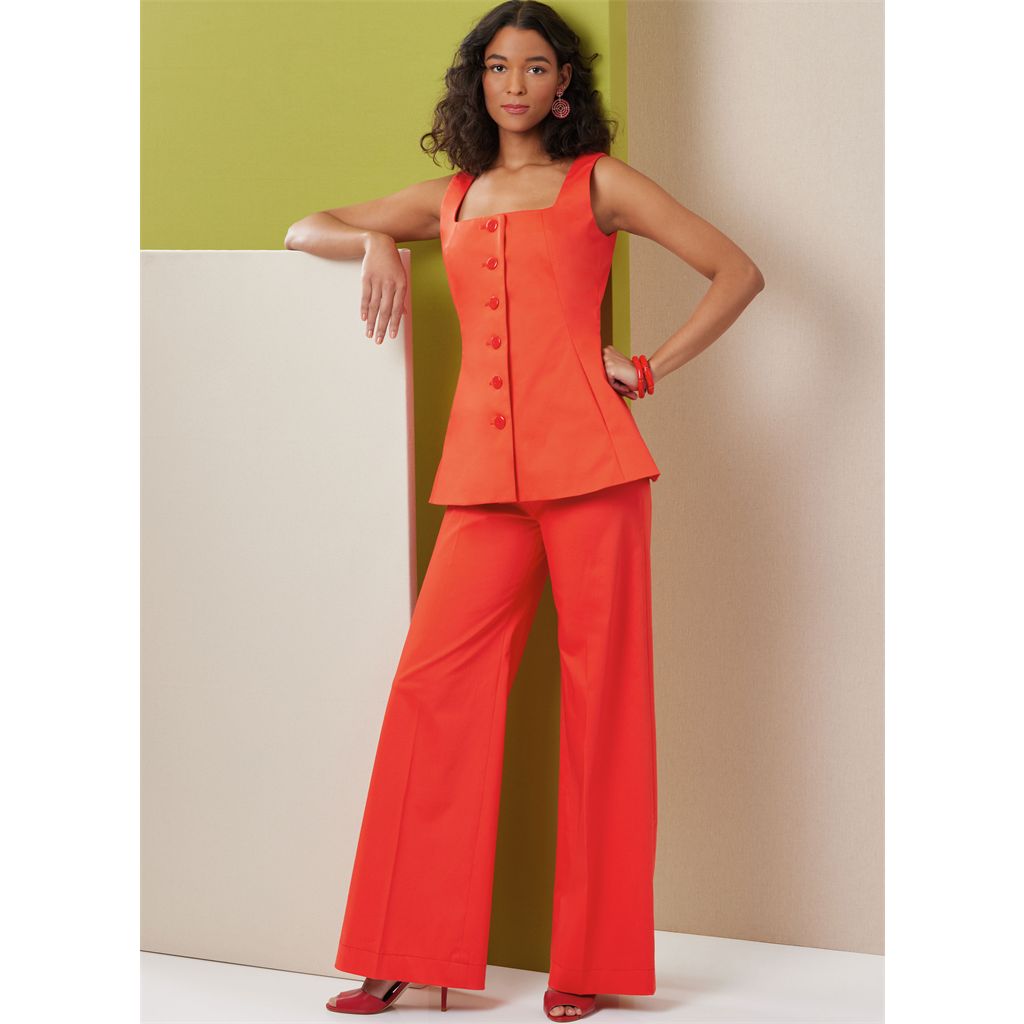 Butterick Pattern B7046 Misses and Womens Top and Pants 7046 Image 4 From Patternsandplains.com
