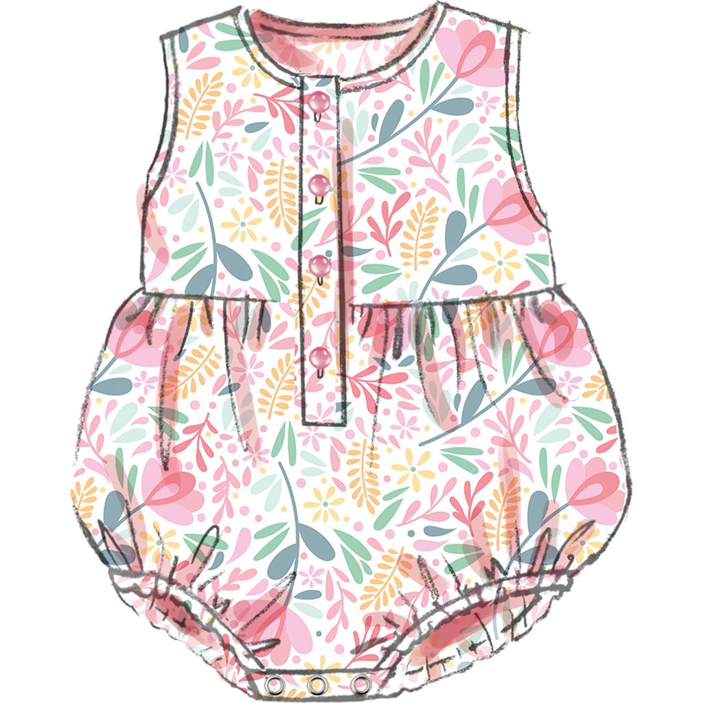Butterick Pattern B7048 Babies Rompers 7048 Image 3 From Patternsandplains.com