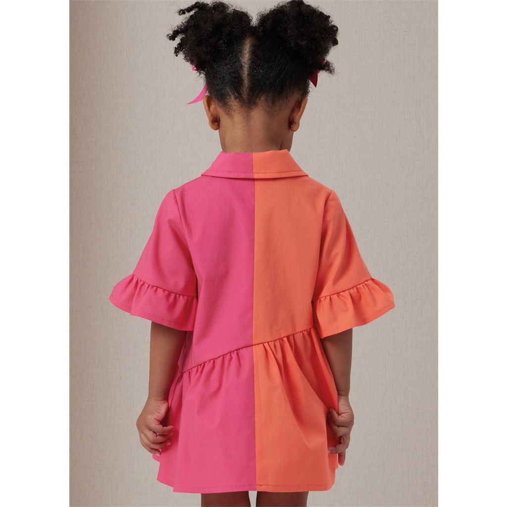 Butterick Pattern B7049 Toddlers Dress with Sleeve Variations 7049 Image 6 From Patternsandplains.com