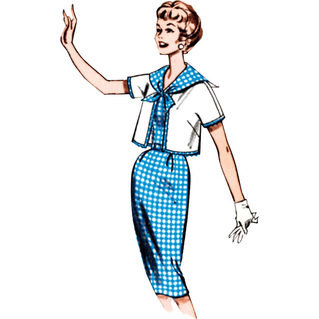 Butterick Pattern B7052 Misses Dress and Jacket 7052 Image 4 From Patternsandplains.com