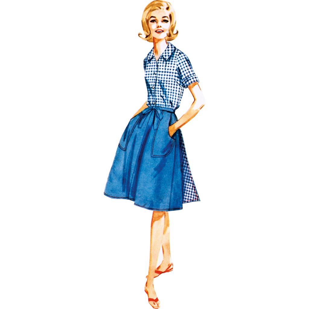 Butterick Pattern B7053 Misses Pinafore Skirt Shorts and Blouse 7053 Image 3 From Patternsandplains.com