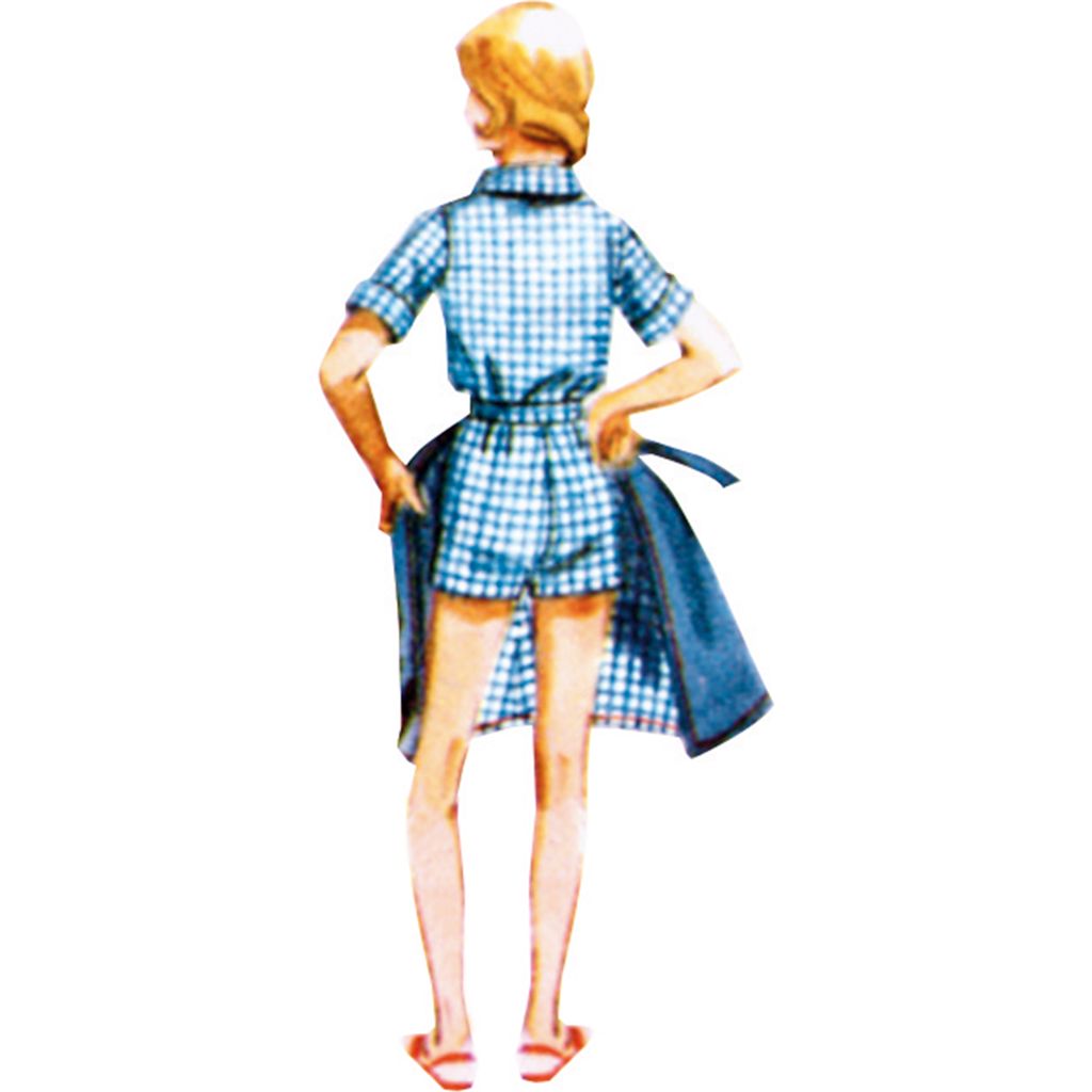 Butterick Pattern B7053 Misses Pinafore Skirt Shorts and Blouse 7053 Image 4 From Patternsandplains.com