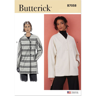 Butterick Pattern B7058 Misses Jacket in Two Lengths 7058 Image 1 From Patternsandplains.com