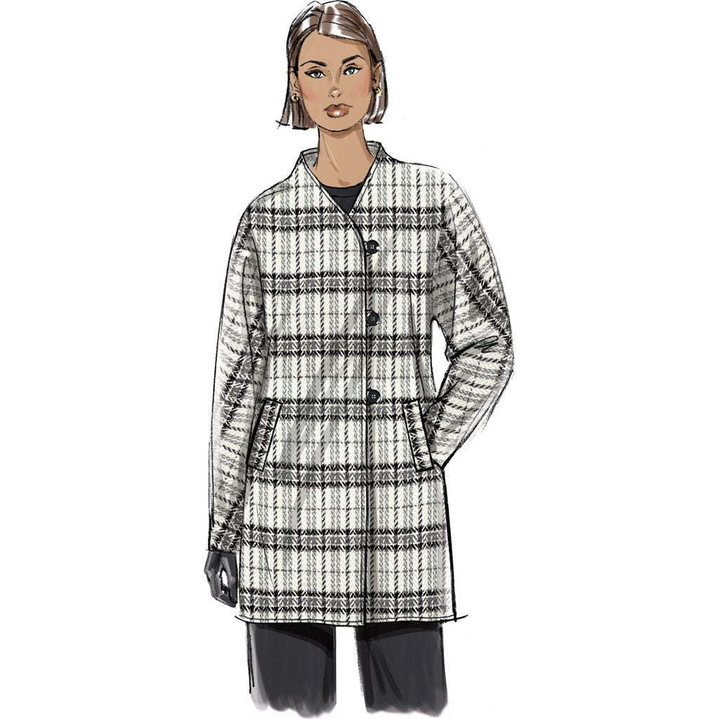 Butterick Pattern B7058 Misses Jacket in Two Lengths 7058 Image 3 From Patternsandplains.com