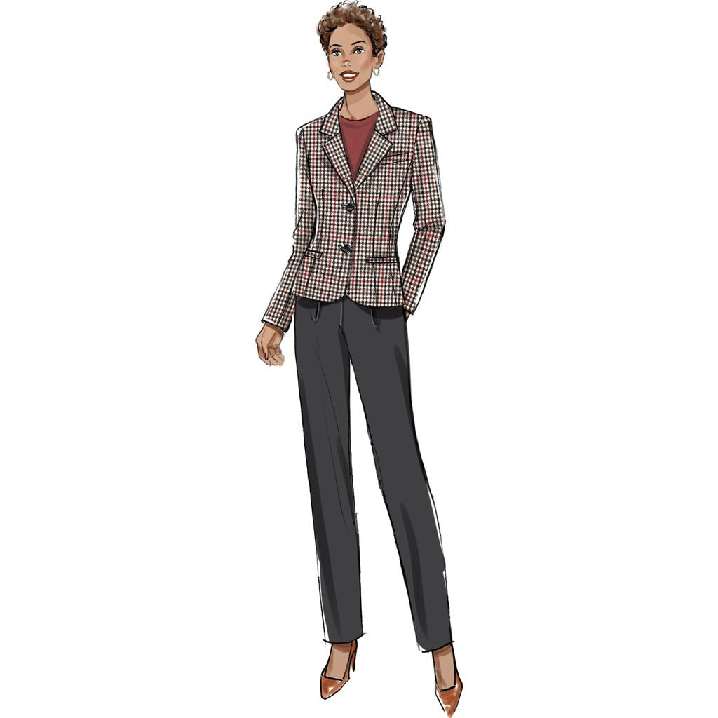 Butterick Pattern B7060 Misses Jacket Skirt and Pants 7060 Image 3 From Patternsandplains.com