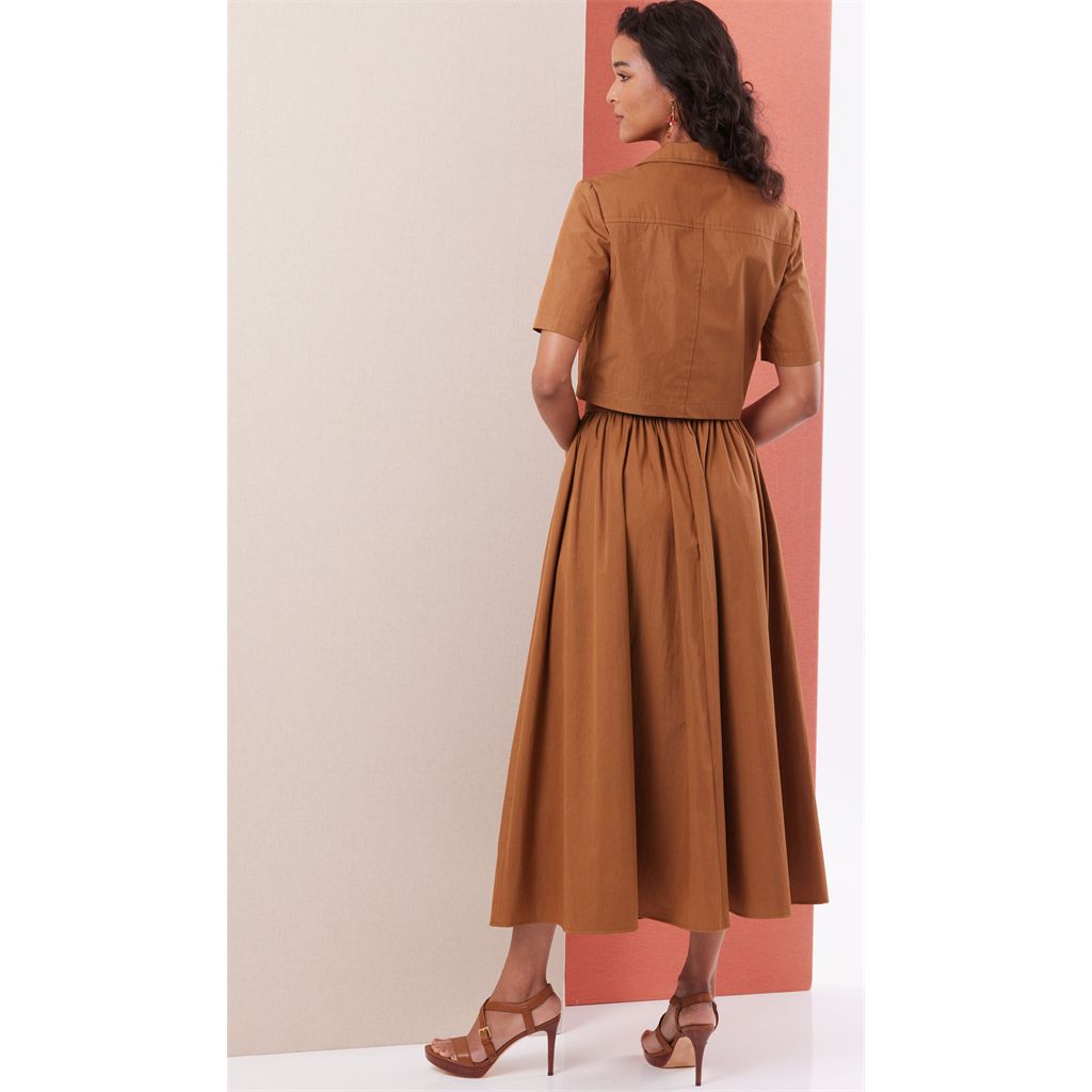 Butterick Pattern B7061 Misses and Miss Petite Jacket with Sleeve Variations Skirt and Pants 7061 Image 6 From Patternsandplains.com