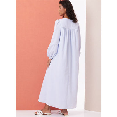 Butterick Pattern B7062 Misses Robe and Nightgown 7062 Image 4 From Patternsandplains.com
