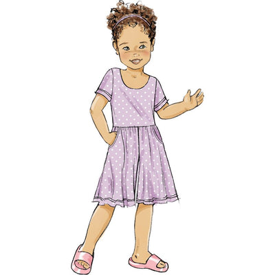 Butterick Pattern B7064 Childrens and Misses Knit Romper and Jumpsuit 7064 Image 3 From Patternsandplains.com