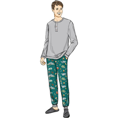Butterick Pattern B7065 Girls and Boys and Adult Knit Tops and Joggers 7065 Image 2 From Patternsandplains.com