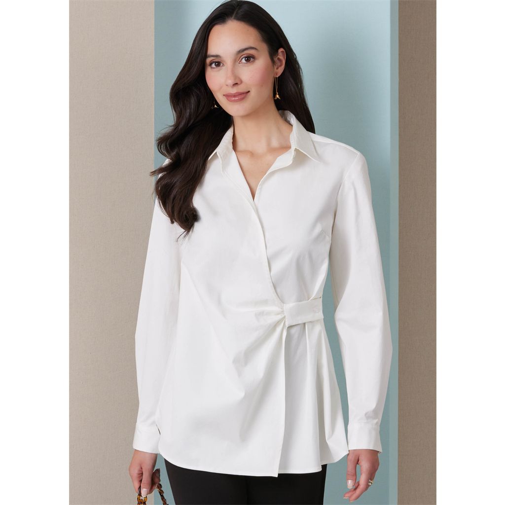 Butterick Pattern B7079 Misses Wrap Tops 7079 Image 2 From Patternsandplains.com