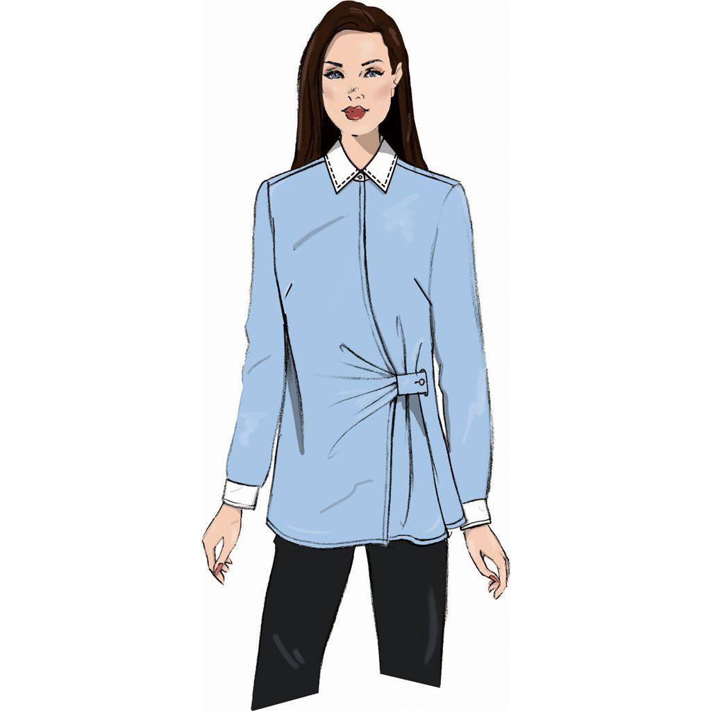 Butterick Pattern B7079 Misses Wrap Tops 7079 Image 3 From Patternsandplains.com