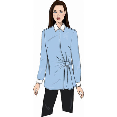 Butterick Pattern B7079 Misses Wrap Tops 7079 Image 3 From Patternsandplains.com